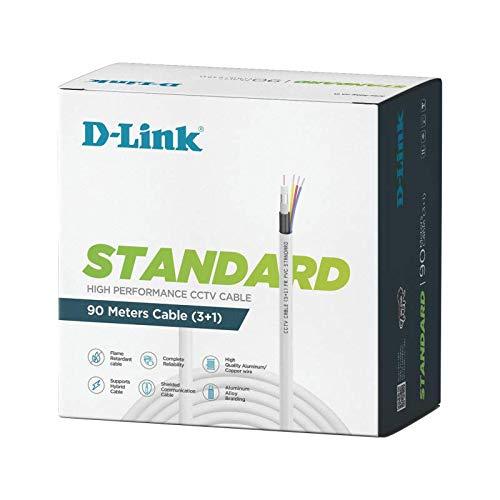 D-Link Cctv Standard 90Mtr Cable For Camera (3+1, Standard) - Catchcraft Networks 