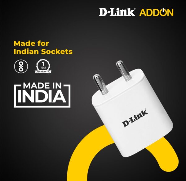 D-Link DPA-F3311 33W Fast Charger with Dual Port Output (Type-C & Type-A) | Free Braided C-to-C Charging Cable | Power Delivery (PD) & Quick Charge (QC) Support - Image 4